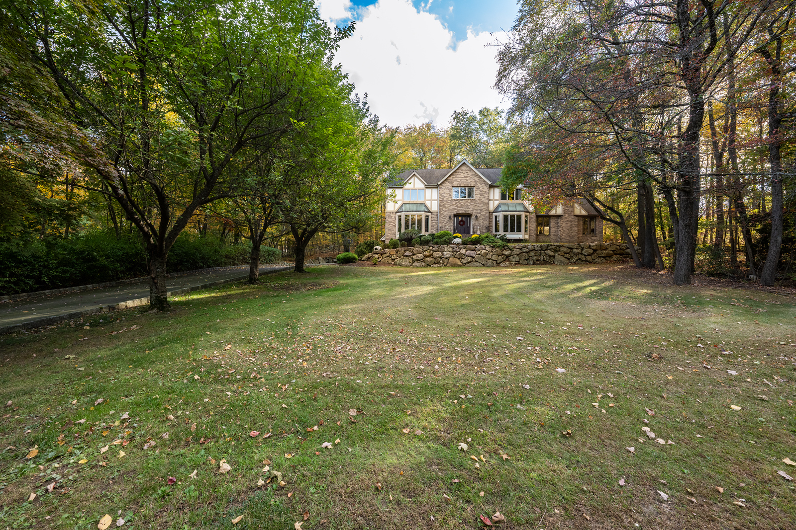Wide exterior real estate photograph